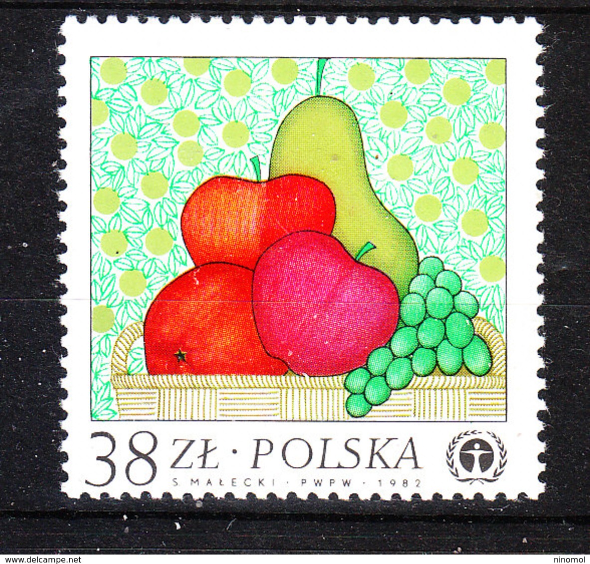 Polonia   Poland -   1983. Pere, Mele, Uva. Pears, Apples, Grapes. MNH - Frutta