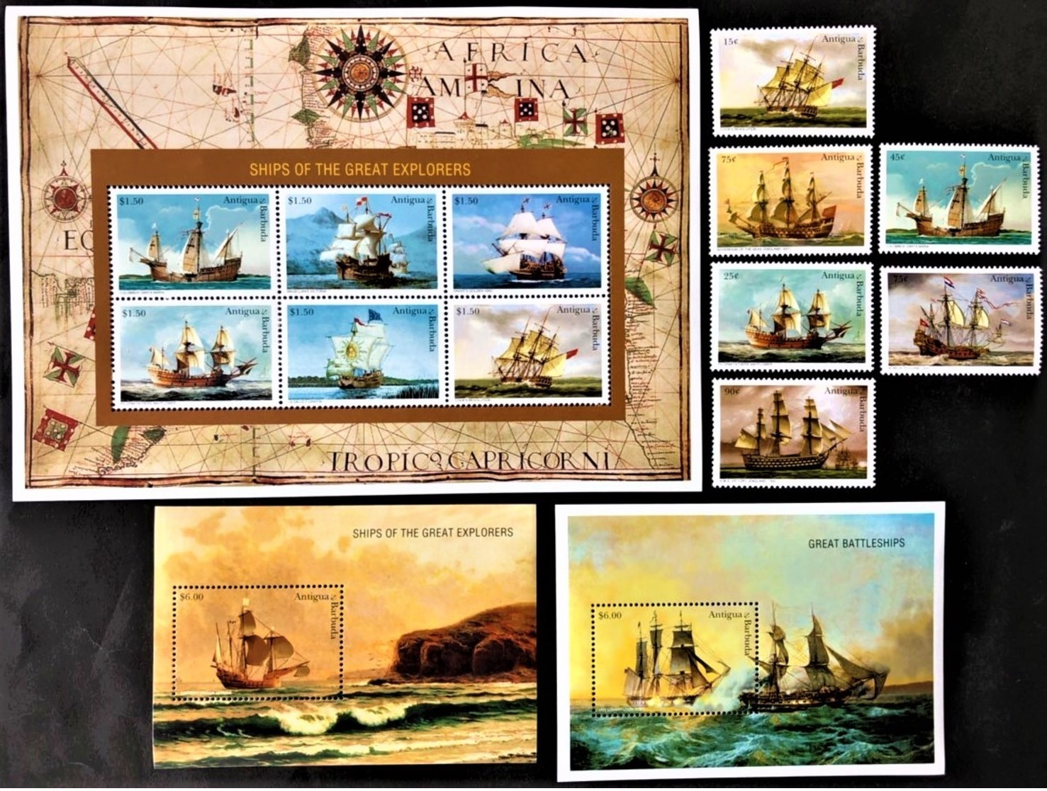 *  Antigua Barbuda 1996**Mi.2334 Sailing Ships , MNH  [18;151] - Boten