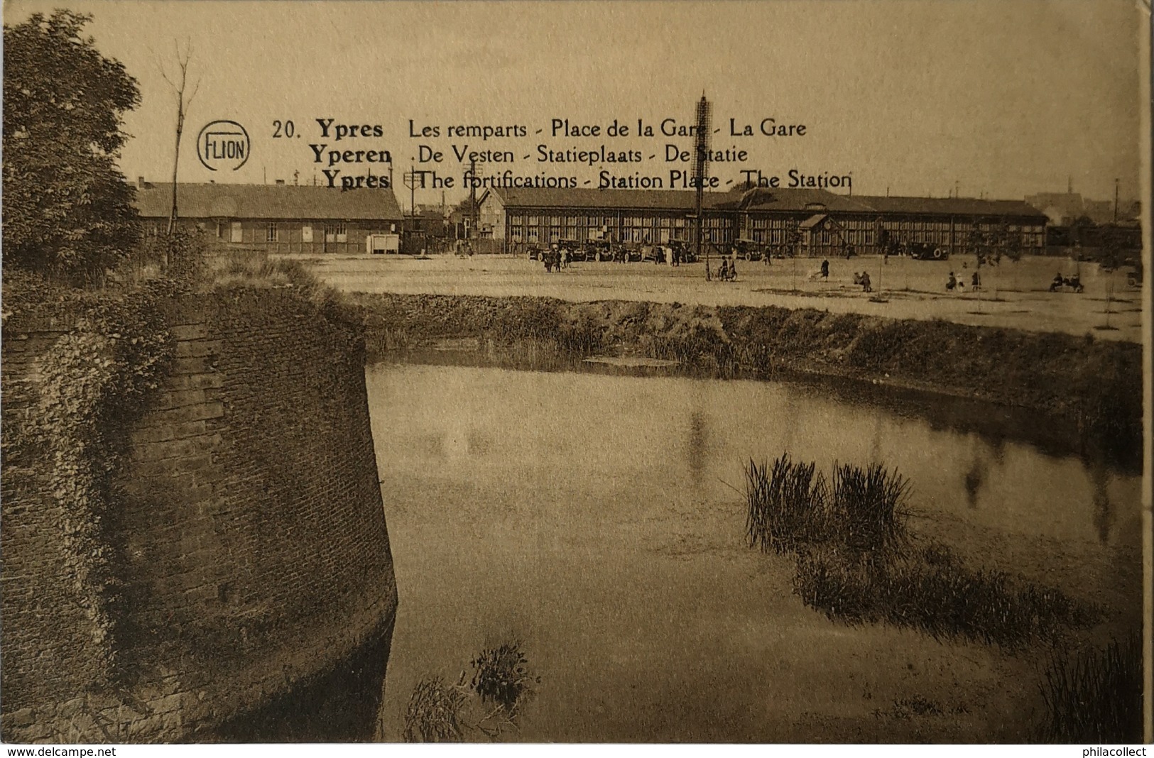 Ieper - Ypres / Ramparts - Place De La Gare - Gare - Statie 19?? - Ieper