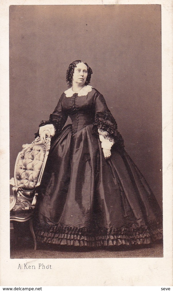 Koningin Sophie NEDERLANDEN  Photo CDV Par KEN Paris, Années 1860 Reine Sophie Des Pays-Bas. Parfait état ! - Oud (voor 1900)