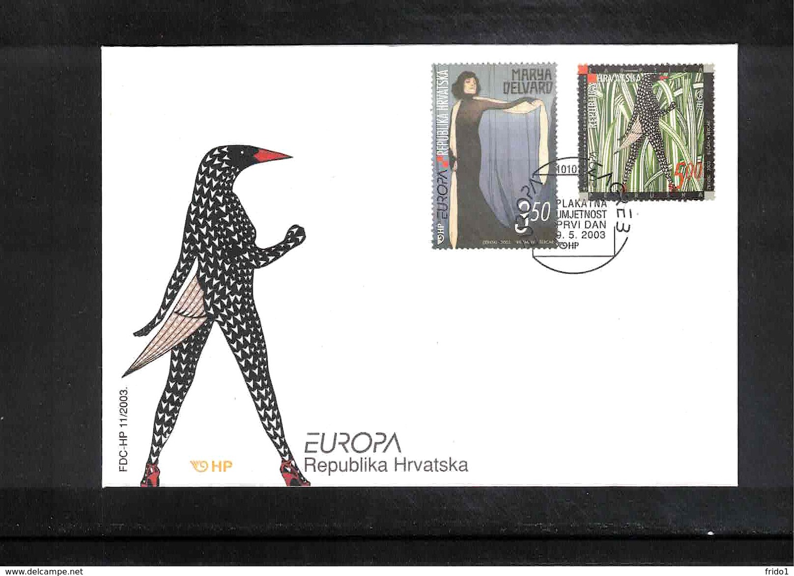 Kroatien / Croatia 2003 Europa Cept FDC - 2003