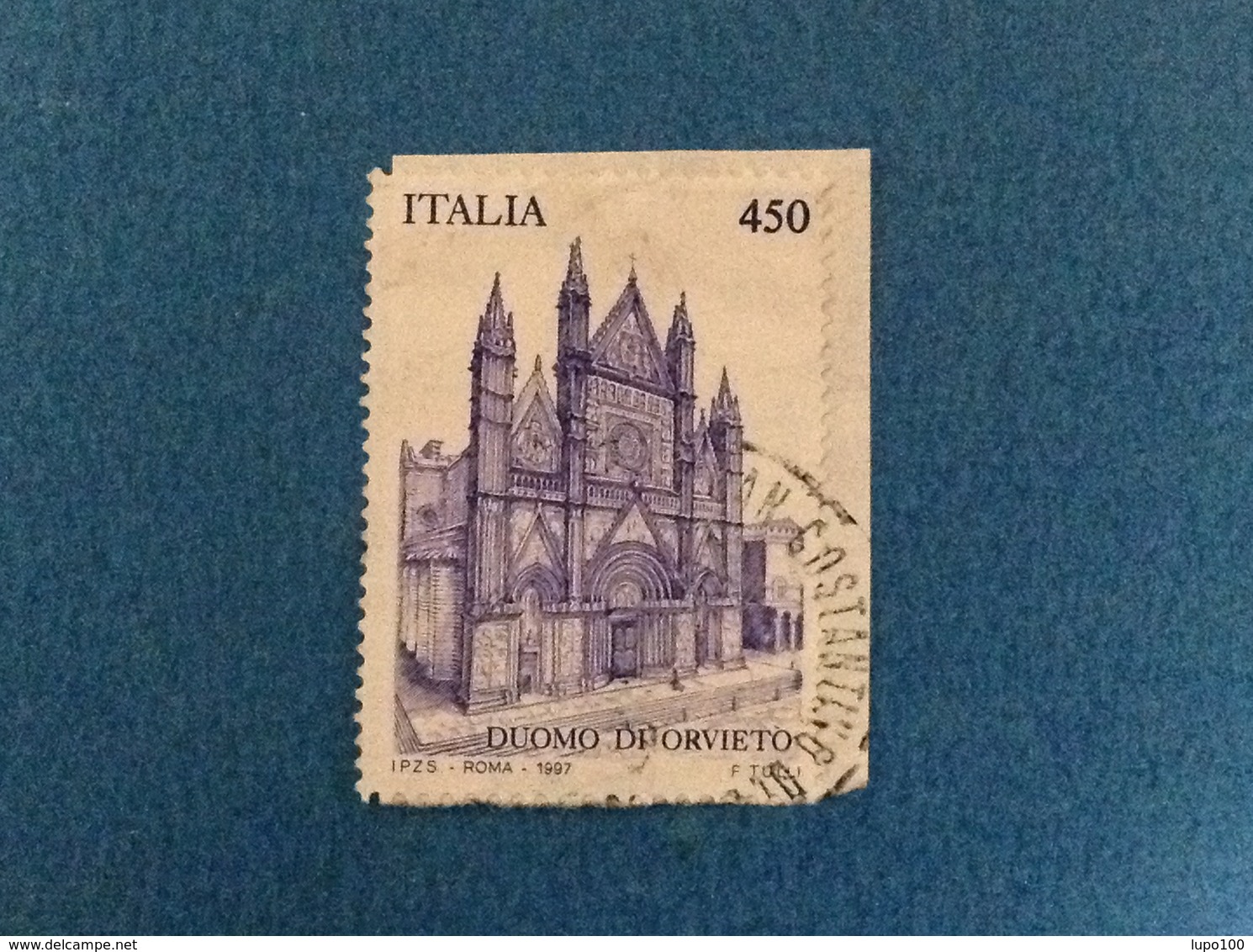 1997 ITALIA DUOMO DI ORVIETO FRANCOBOLLO USATO STAMP USED - 1991-00: Usati