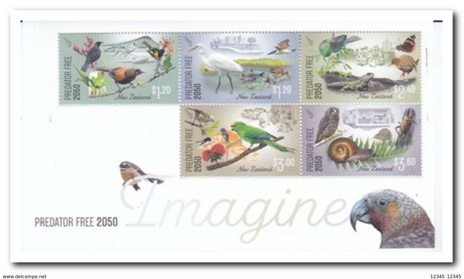 Nieuw Zeeland 2018, Postfris MNH, Birds - Ongebruikt