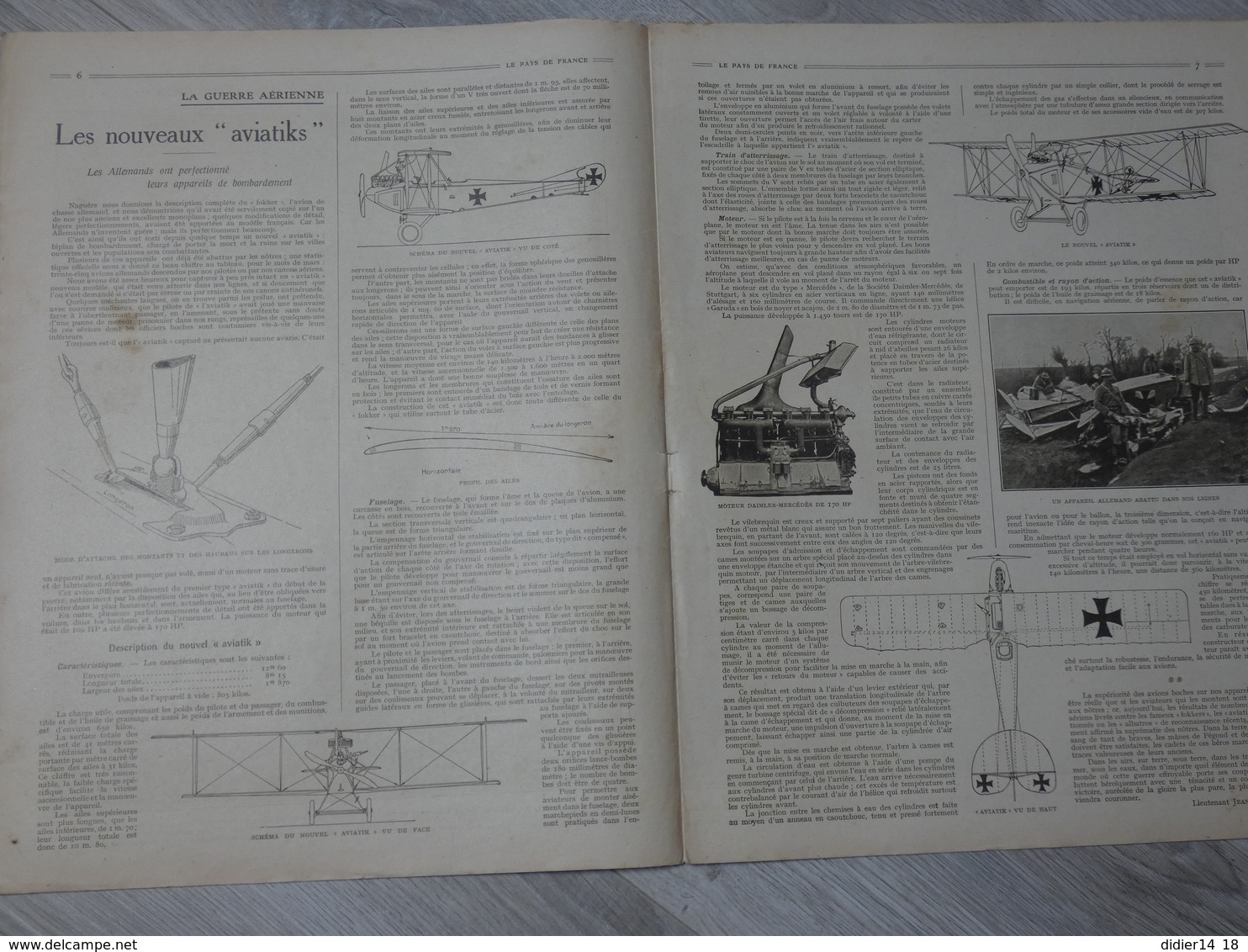 PAYS DE FRANCE N°79. 20/4/16. ARISTIDE BRIAND. ARTILLERIE VERDUN. LES NOUVEAUX AVIATIKS. HYDRAVION. FRENCH. SERMAIZE. - Français