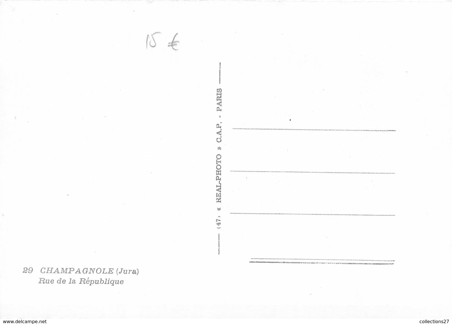 39-CHAMPAGNOLE-RUE DE LA REPUBLIQUE - Champagnole