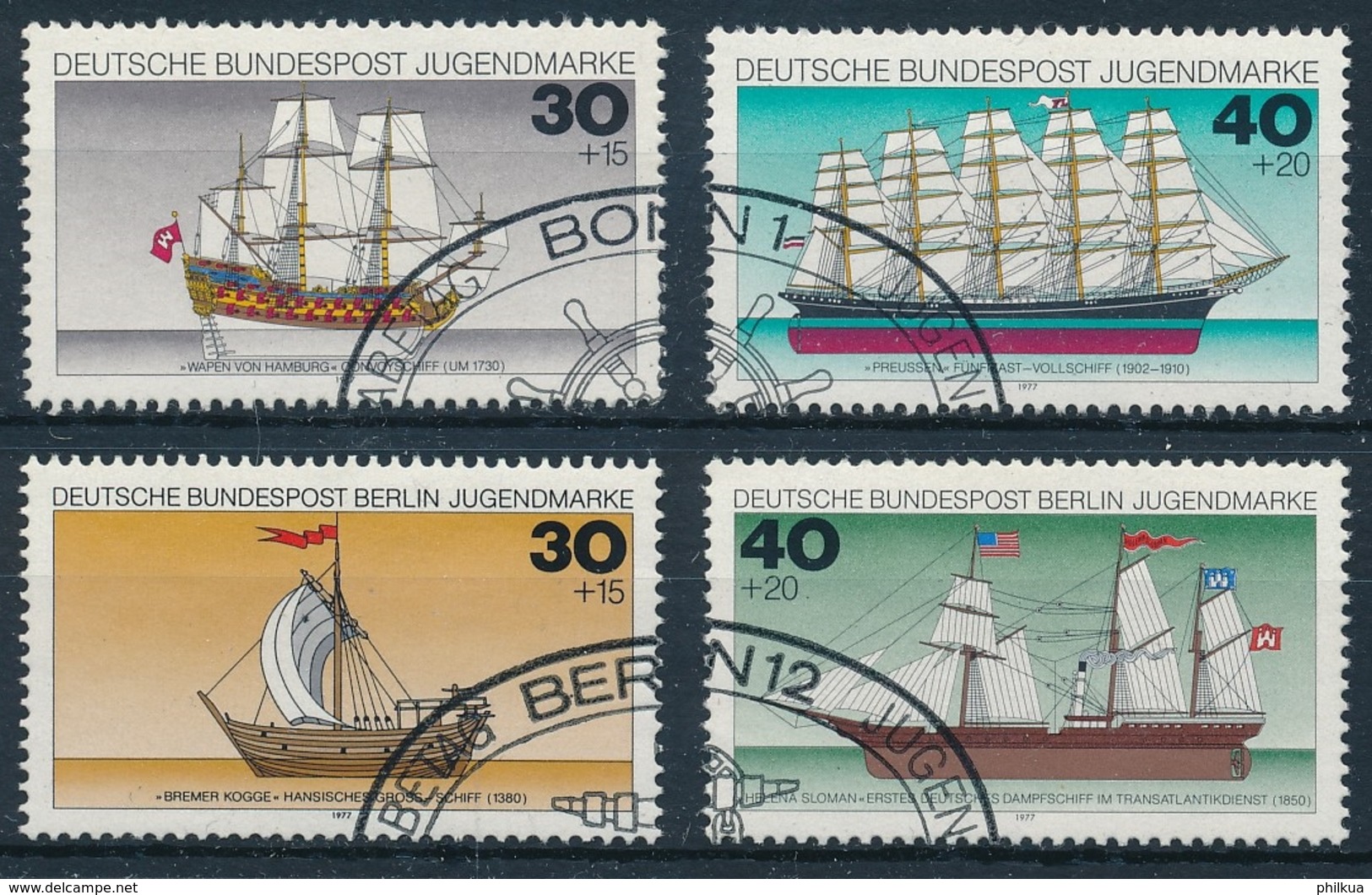 Deutsche Bundespost - Gestempelt - Schiffe, Seefahrt, Segelschiffe, Etc. / Ships, Seafaring, Sailing Ships - Maritime