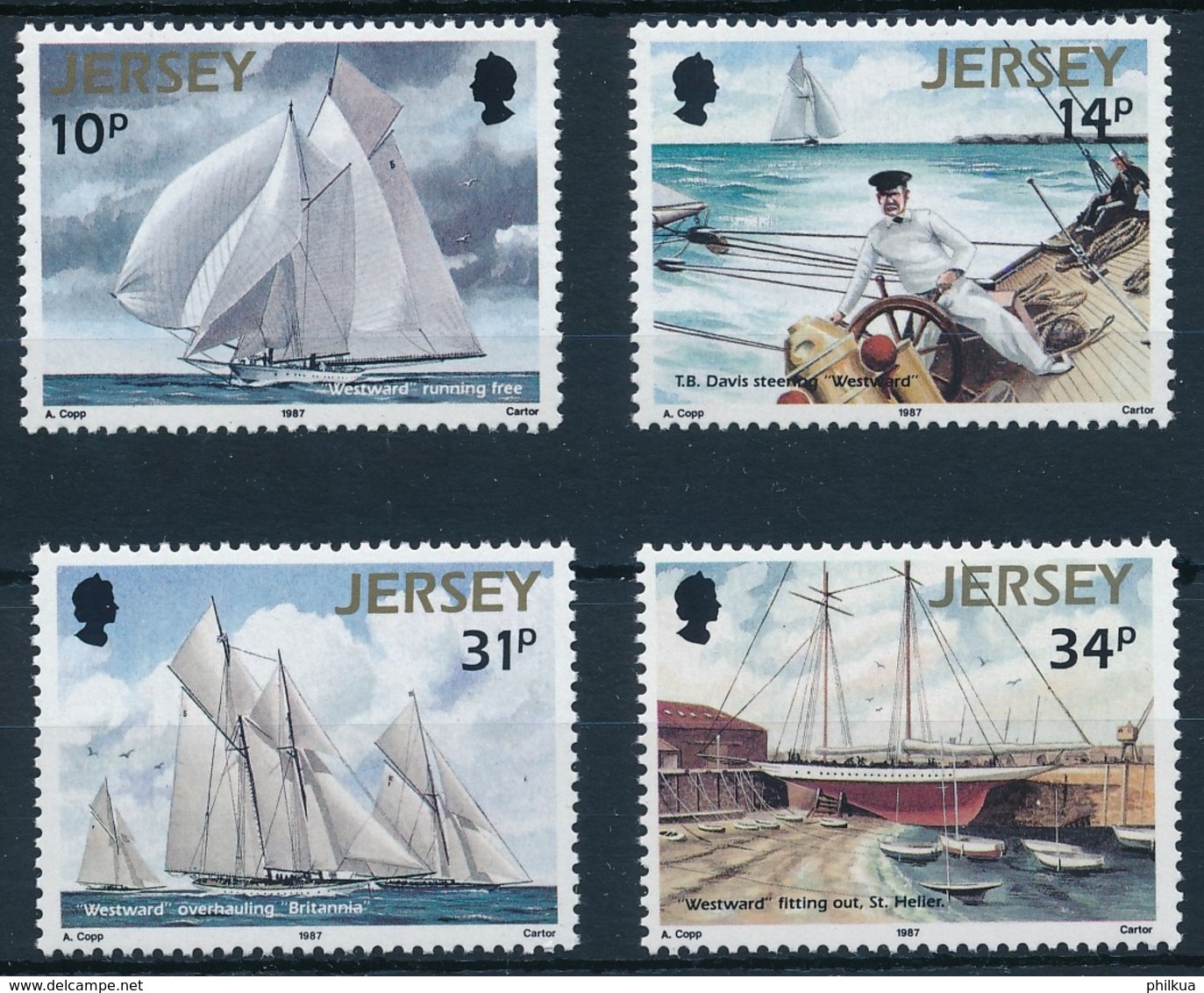 Jersey - Postfrisch/** - Schiffe, Seefahrt, Segelschiffe, Etc. / Ships, Seafaring, Sailing Ships - Maritime