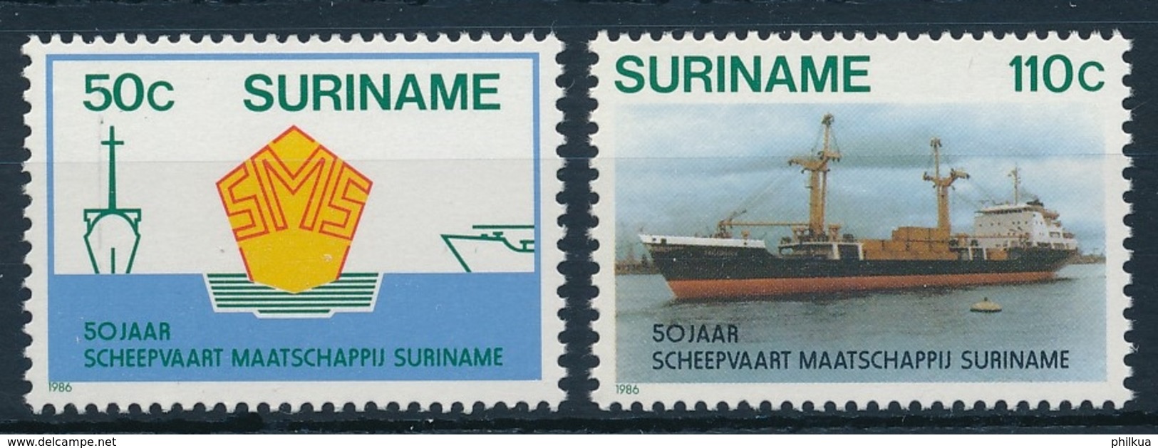 Suriname - Postfrisch/** - Schiffe, Seefahrt, Segelschiffe, Etc. / Ships, Seafaring, Sailing Ships - Maritime