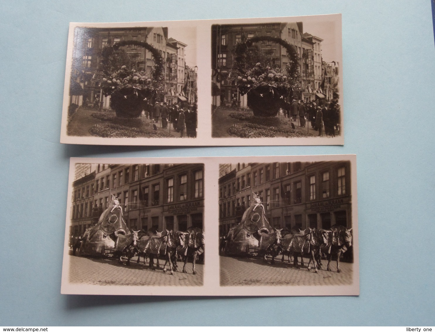 ANTWERPEN Stadsommegang / Rubensfeesten 1927 ( Série N° 4 ) ANTWERP Stéréo ( Zie / Voir Photo Pour Detail ) ! - Fotos Estereoscópicas