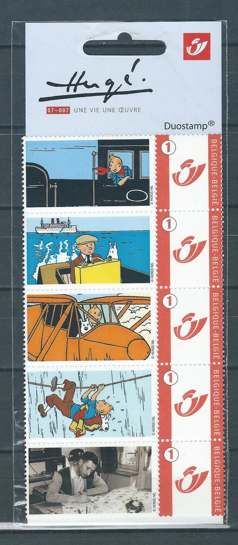 Belgique Duostamps Tintin Kuifje Duostamp - Non Classés