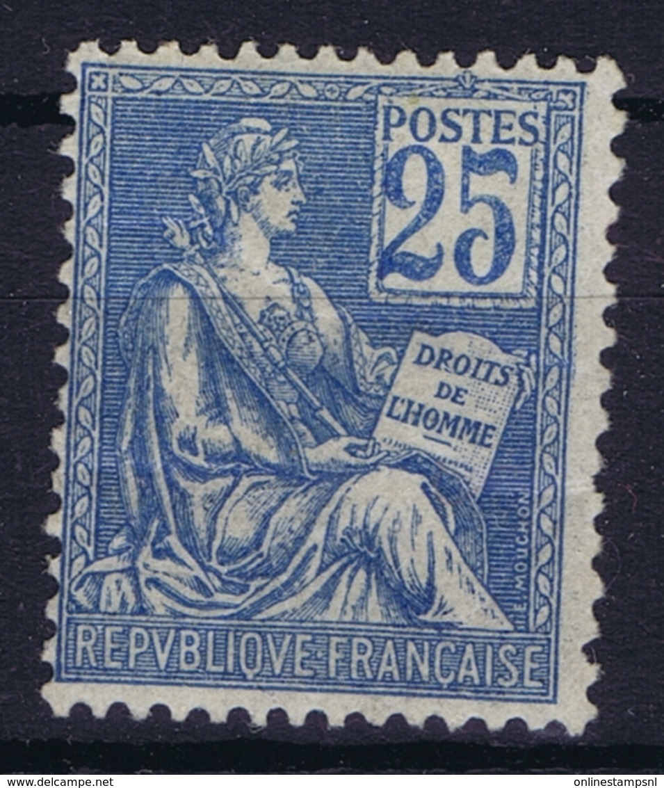 France Yv 114  MH/* Flz/ Charniere Spot In Gum - 1900-02 Mouchon