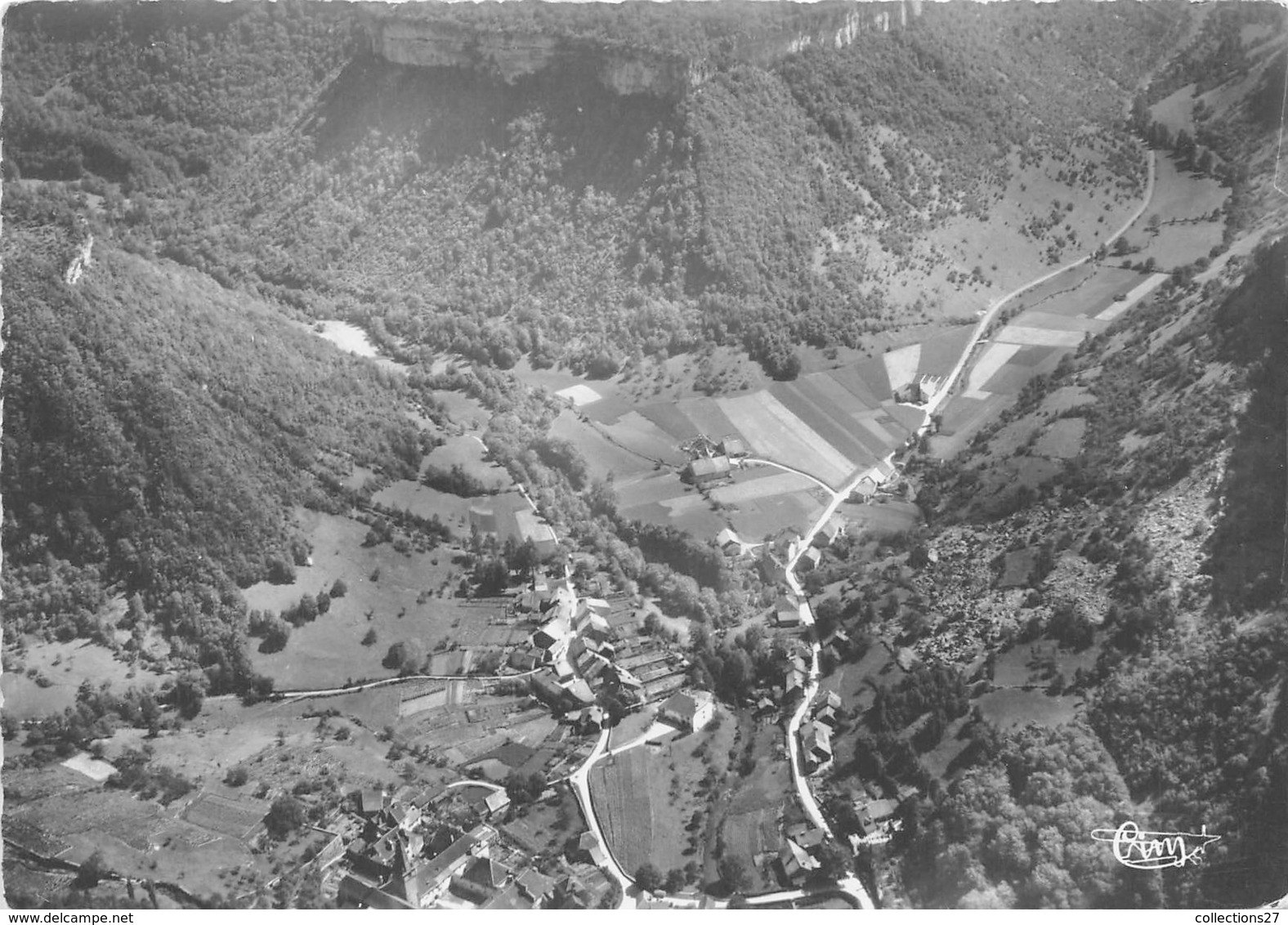 39-BAUMES-LES-MESSIEURS- GROTTES VUE AERIENNE - Baume-les-Messieurs