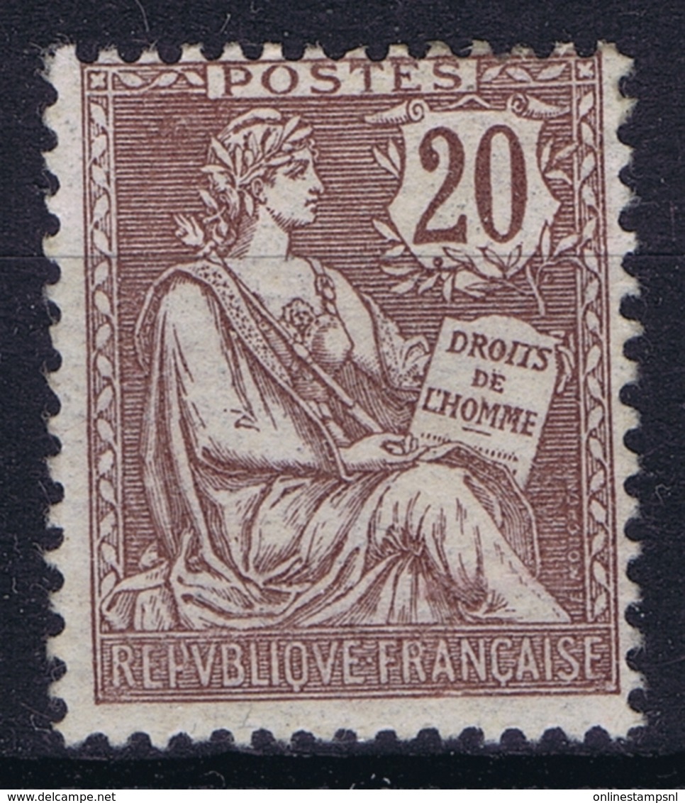 France Yv 126 MH/* Flz/ Charniere - 1900-02 Mouchon