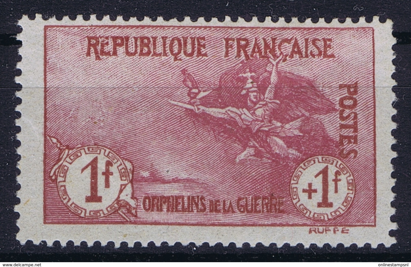 France Yv 154 MH/* Flz/ Charniere 1917/1918 - Nuevos