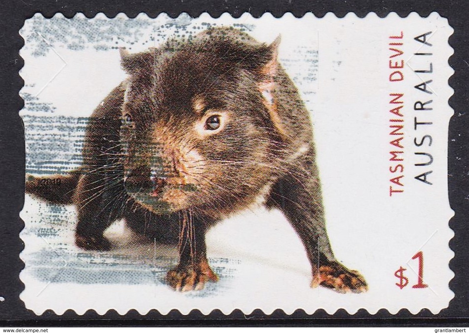 Australia 2019 Fauna $1 Tasmanian Devil Self-adhesive Used - Usati