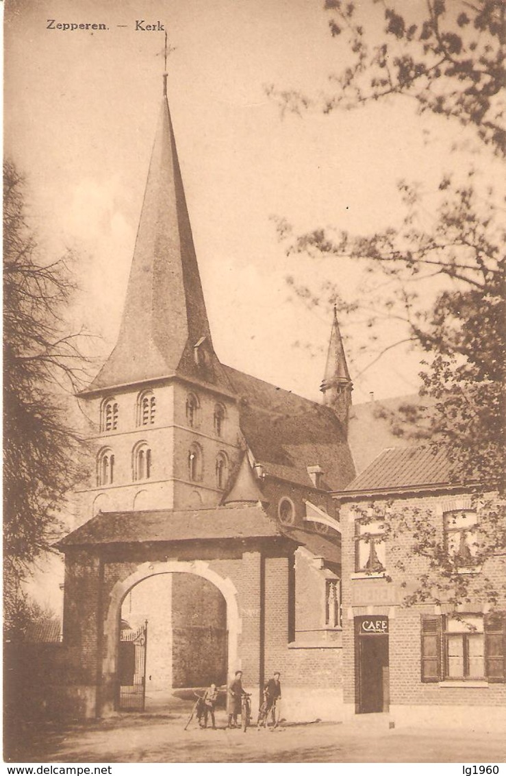 ZEPPEREN - Kerk - Geanimeerde Kaart In Zeer Goede Staat ! - Sint-Truiden