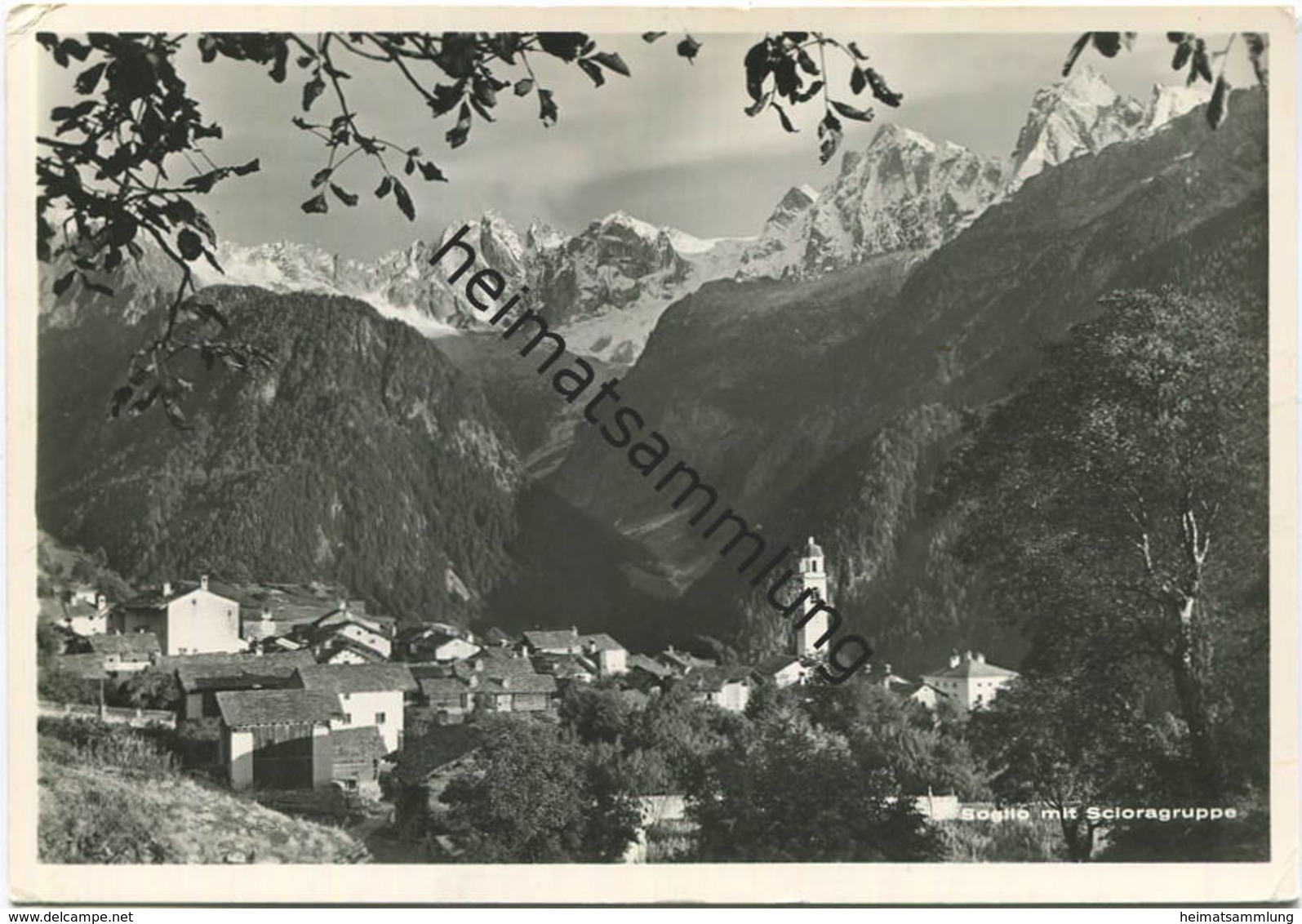 Soglio - Verlag Pomatti Castasegna - Foto-AK Grossformat - Gel. 1964 - Castasegna