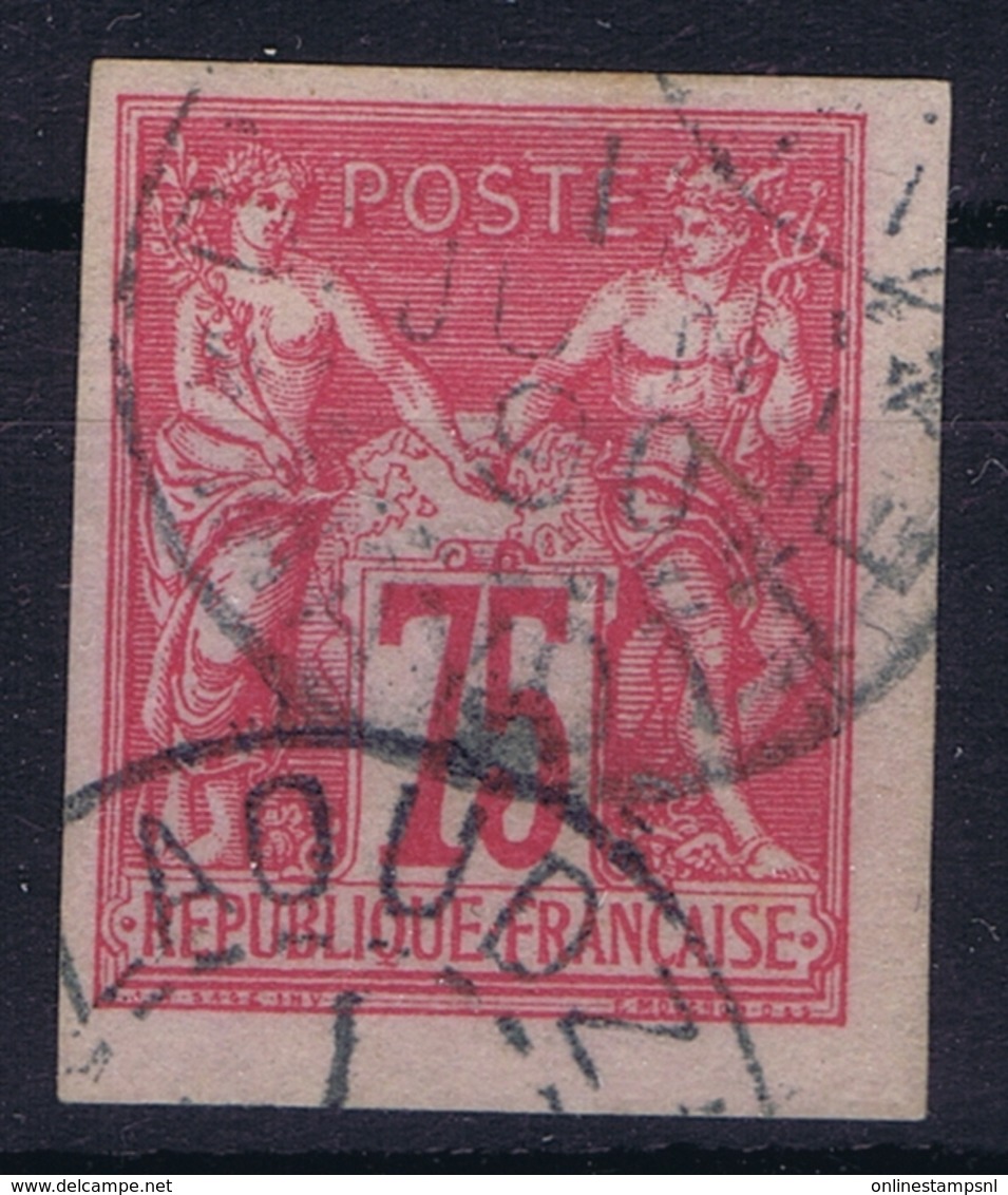 Colonies Gen. Yv 28 Obl./Gestempelt/used Cachet A Date DZAOUDZI Mayotte - Sage