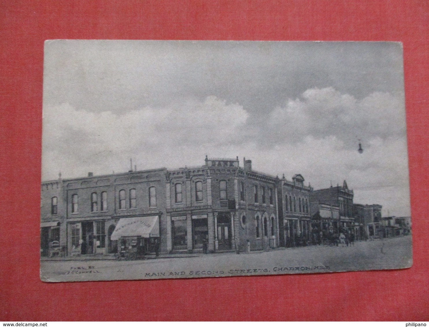 Main & Second Street Chadron - Nebraska >>  Ref 3525 - Autres & Non Classés