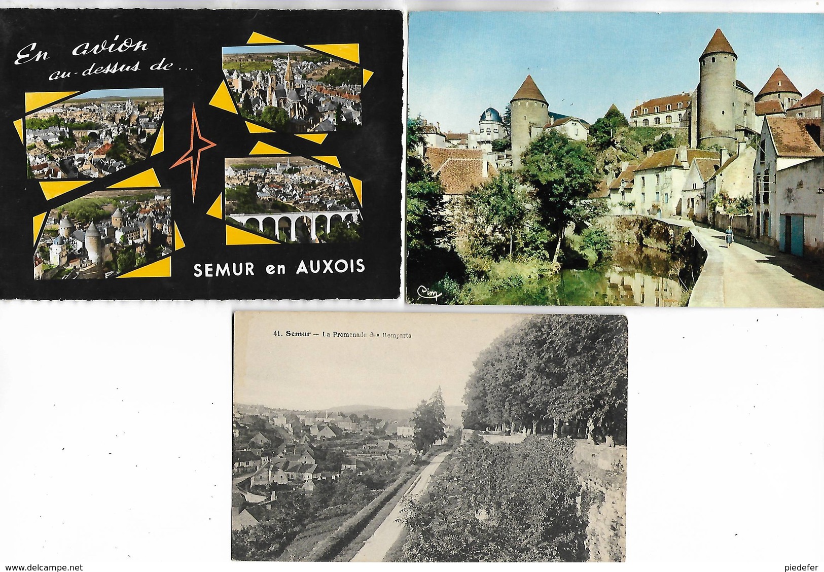 24 - Lot De 13  Cartes Postales Diverses De  SEMUR-en-AUXOIS ( Côte-d' Or  ) - Toutes Scannées - 5 - 99 Cartes