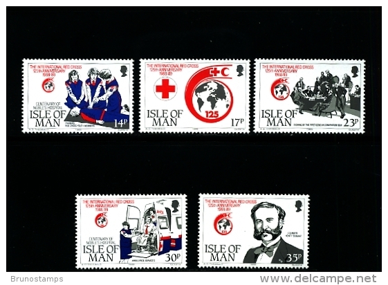 ISLE OF MAN - 1989  INTERNATIONAL  RED CROSS  SET  MINT NH - Isola Di Man