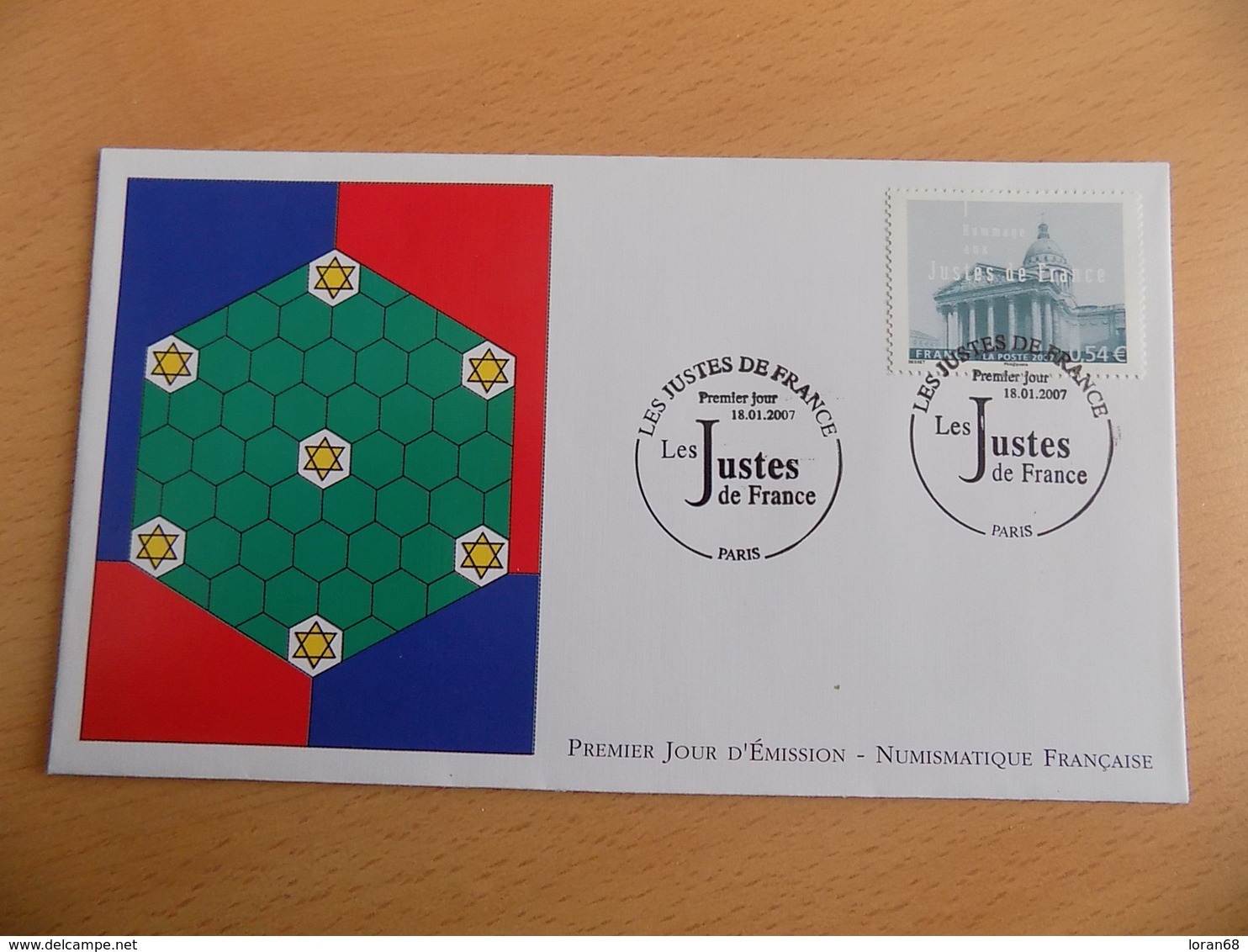 FDC France : Les Justes De France - Paris 18/01/2007 - 2000-2009