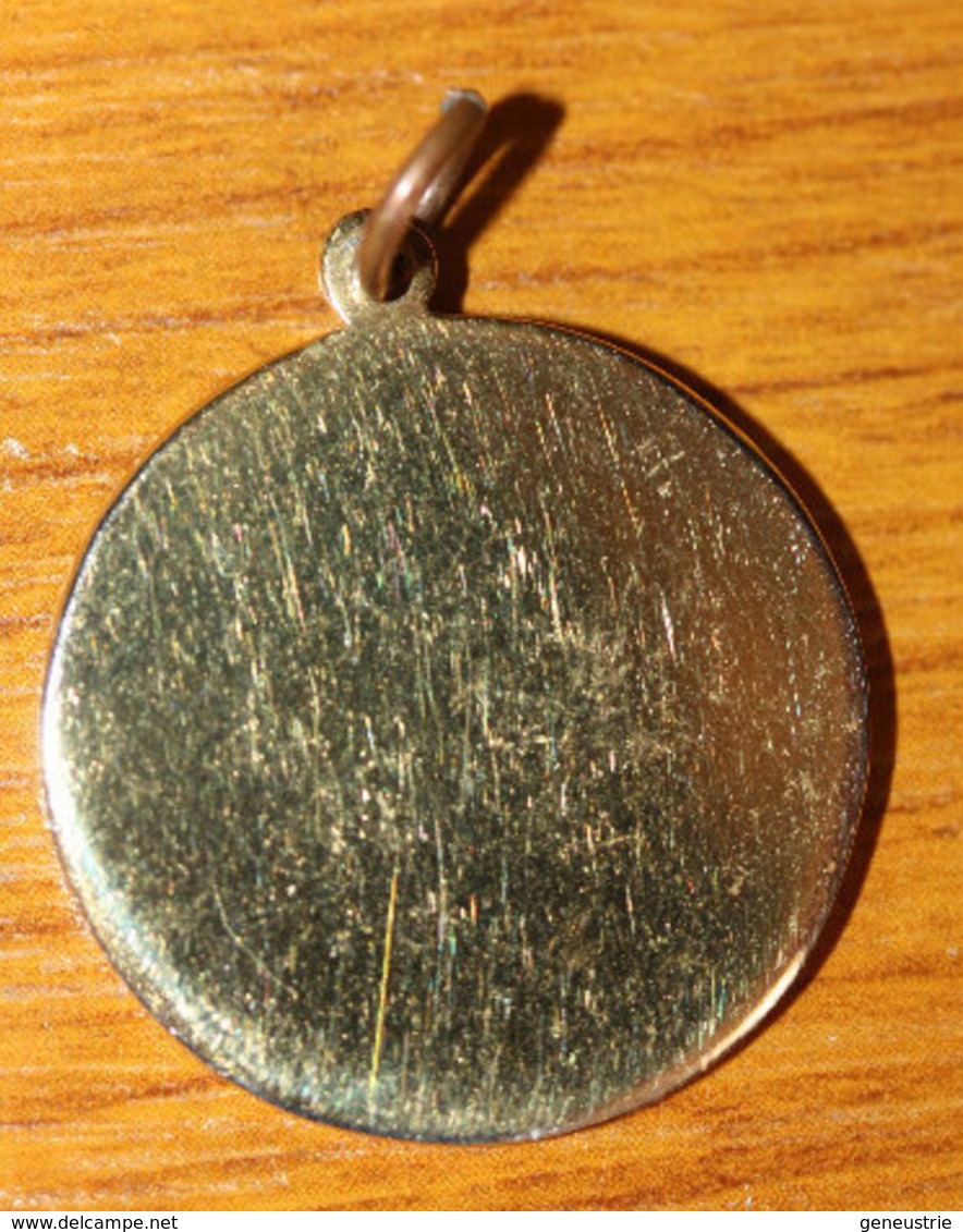 Pendentif Médaille ésotérique Dorée  Et émaillée "Etoile De David Et Ânkh égyptien" Esoteric Medal - Religion & Esotericism