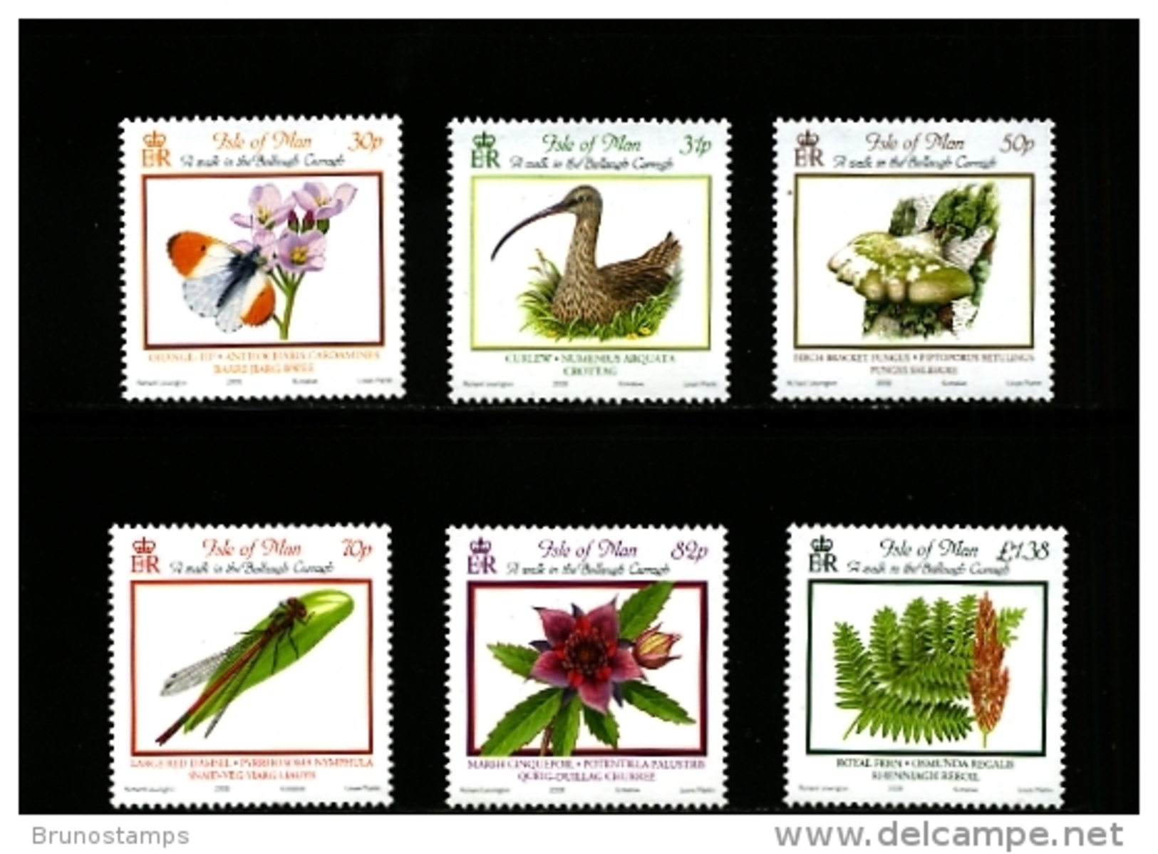 ISLE OF MAN - 2008  BALLAUGH CURRAGH  SET  MINT NH - Isle Of Man