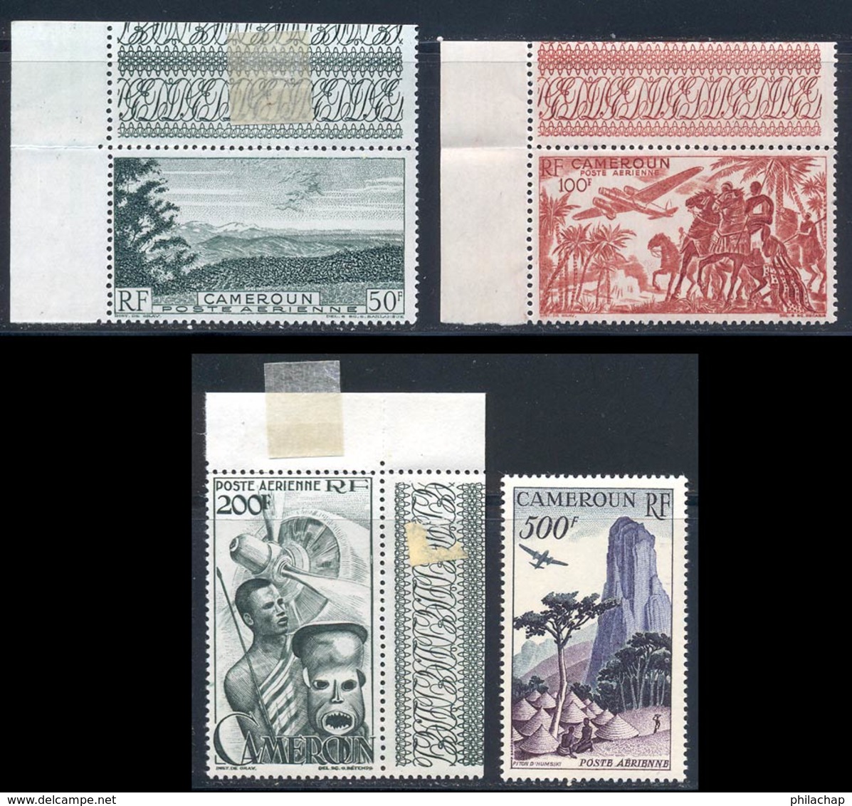 Cameroun PA 1947 Yvert 38 / 41 ** TB - Ungebraucht