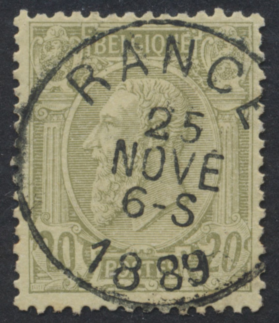 émission 1884 - N°47 Obl Simple Cercle "Rance" - 1884-1891 Léopold II