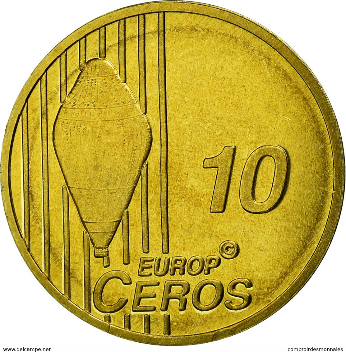 Suisse, 10 Euro Cent, 2003, SPL, Laiton - Essais Privés / Non-officiels