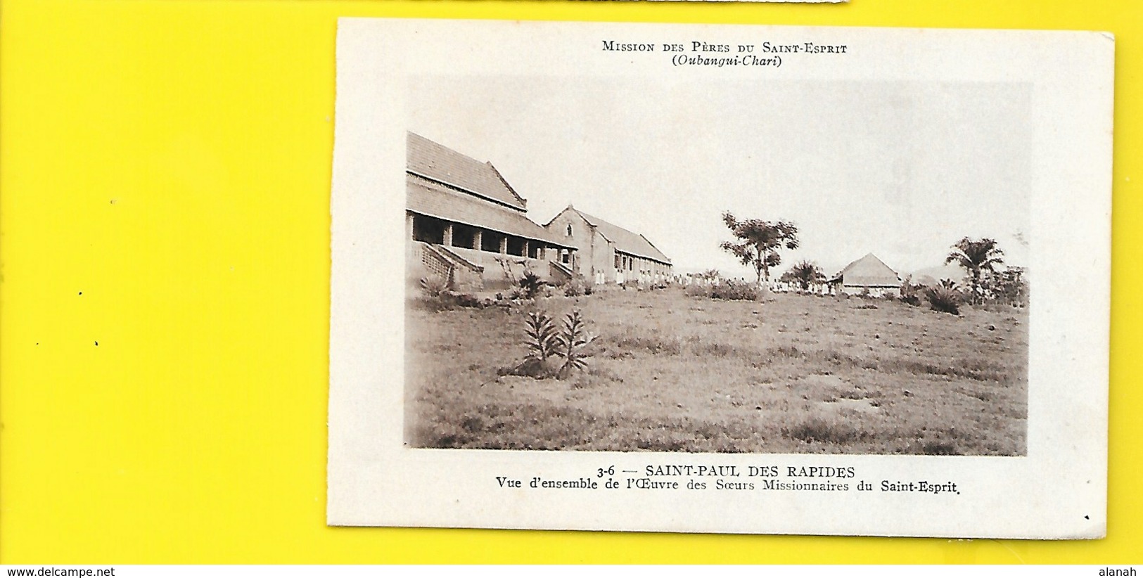 St PAUL Des RAPIDES Oeuvre Des Soeurs Missionnaires Du St Esprit Obangui-Chari Rép. Centrafricaine - Centrafricaine (République)