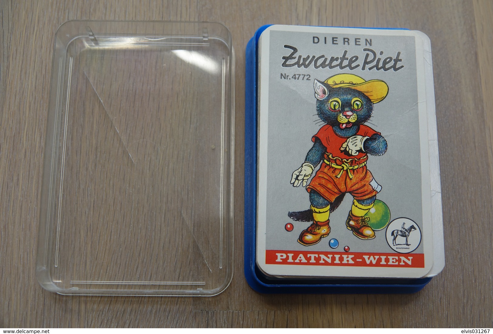 Speelkaarten - Kwartet, Zwarte Piet, Piatnik-Wien Nr 4772 , *** - - Cartes à Jouer Classiques