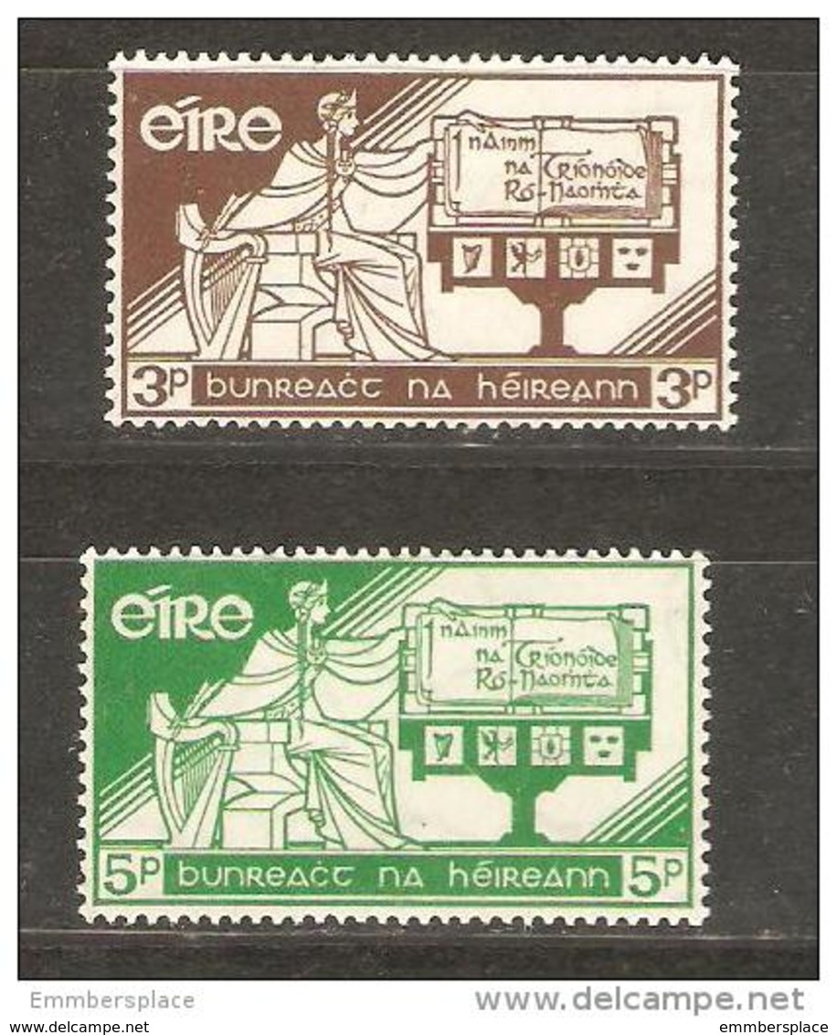 Ireland - 1958 Constitution Anniversary Set Of 2 MLH *  SG 176-7  Sc 169-70 - Ungebraucht