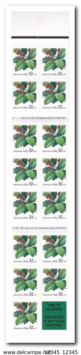 Amerika 1997, Postfris MNH, Plants ( Booklet, Carnet ) - 1981-...