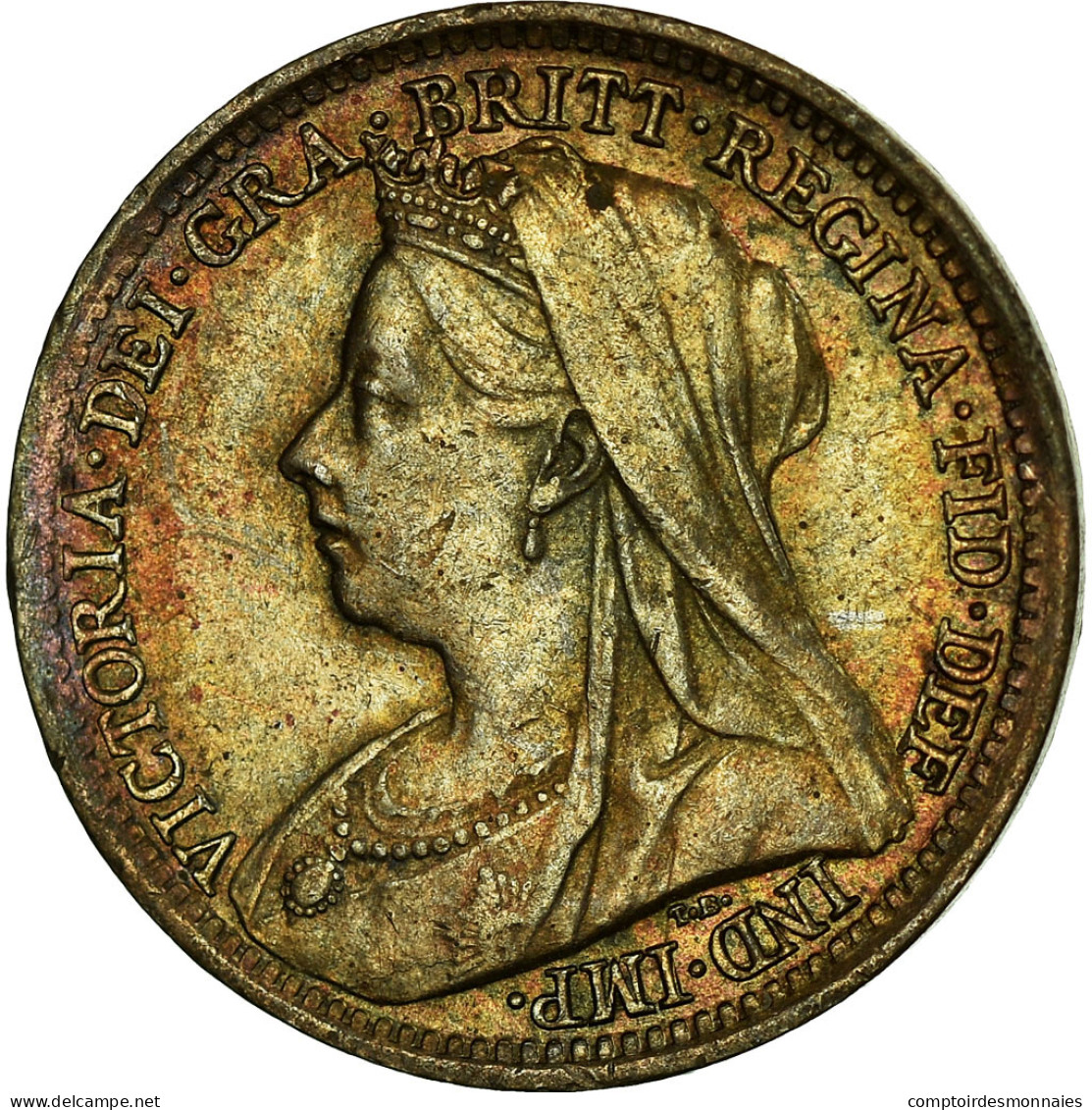 Monnaie, Grande-Bretagne, Victoria, 3 Pence, 1898, SPL, Argent, KM:777 - F. 3 Pence