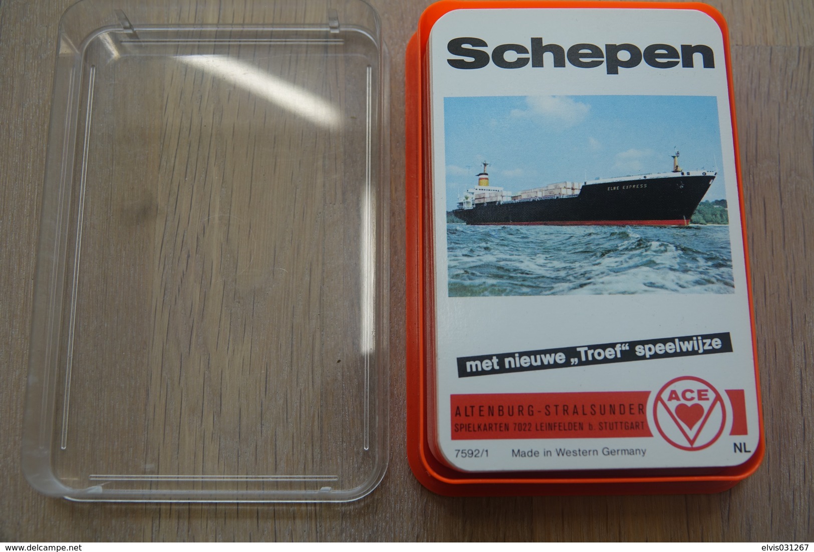 Speelkaarten - Kwartet, Schepen, ASS, *** - Vintage - Cartes à Jouer Classiques