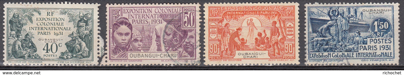 Oubangui 84 à 87 **/° - Used Stamps