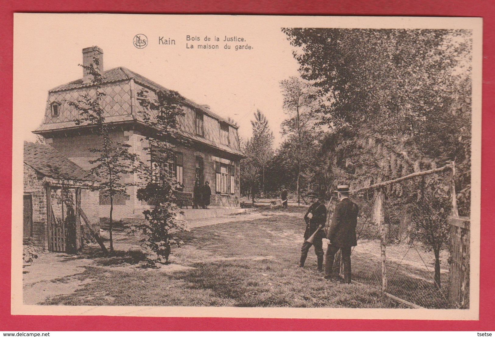 Kain - Bois De Justice - La Maison Du Garde ... 2 Personnages ( Voir Verso ) - Tournai