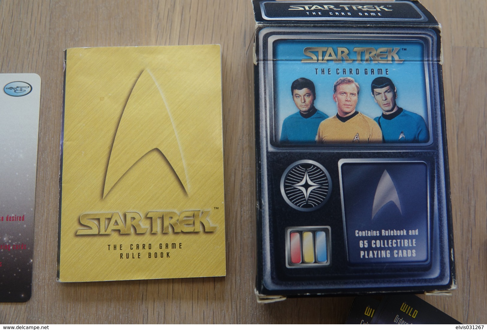 Speelkaarten - Kwartet, STAR TREK - The Cardgame - Rulebook + 65 Collectible Playing Cards - - Cartes à Jouer Classiques