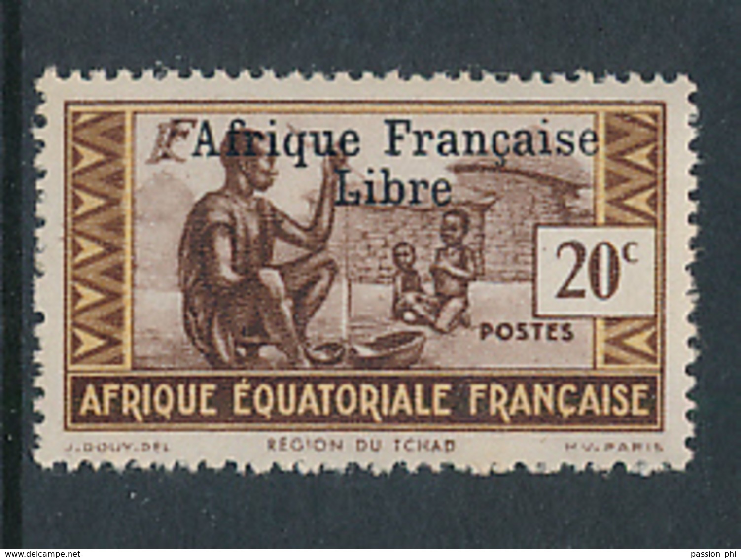 FRANCE AEF MAURY 142 MNH - Ungebraucht