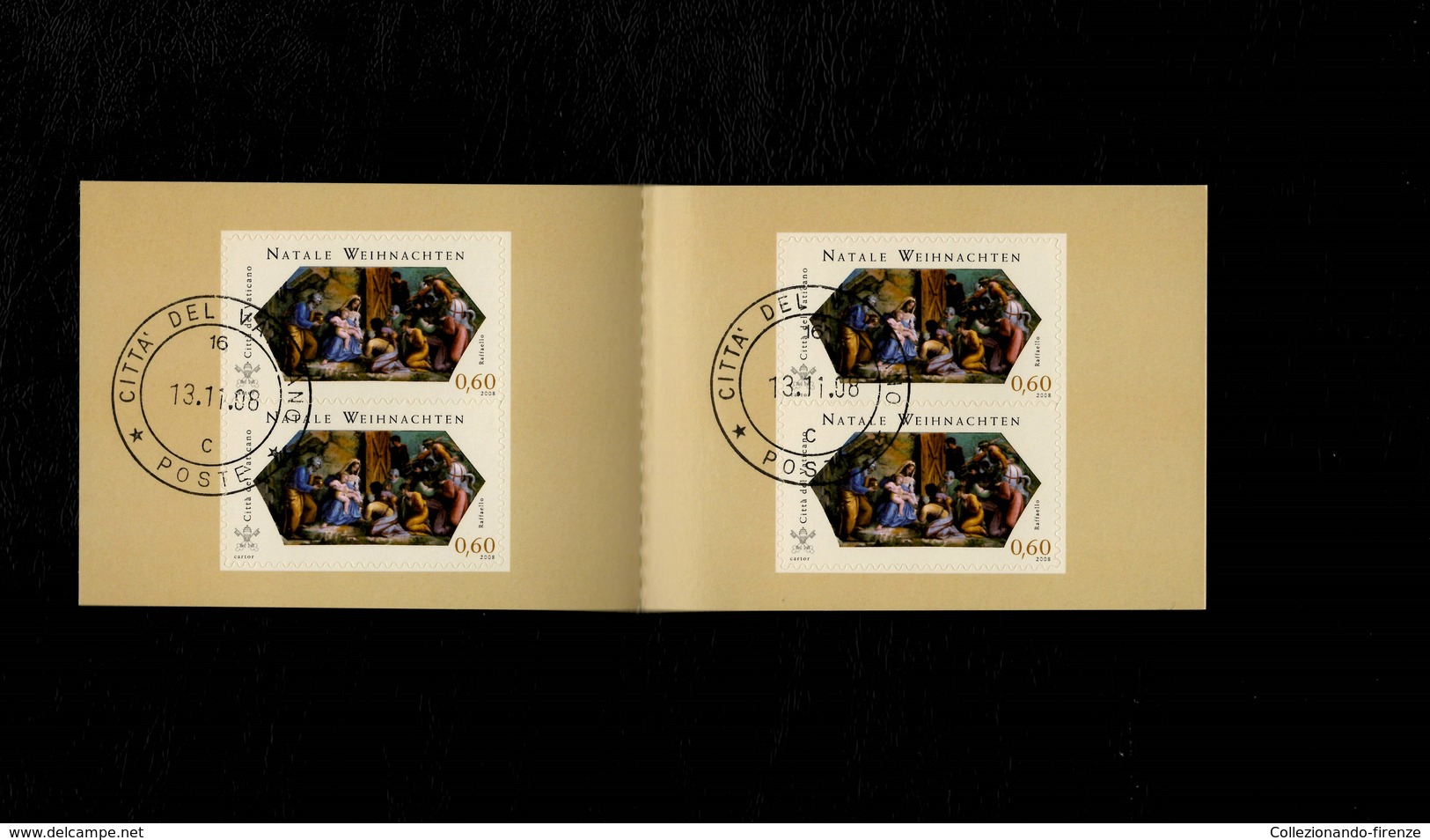 Città Del Vaticano 2008 Natale MNH**  Timbro Del Giorno Dell'emissione -  Emissione Congiunta - 2001-10:  Nuovi