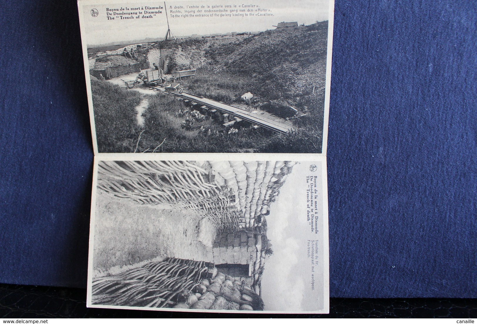 i - 49 / 10 Cartes vues - Boyau de la Mort à Dixmude - De Doodengang te Dixmude / Guerre -1914-18