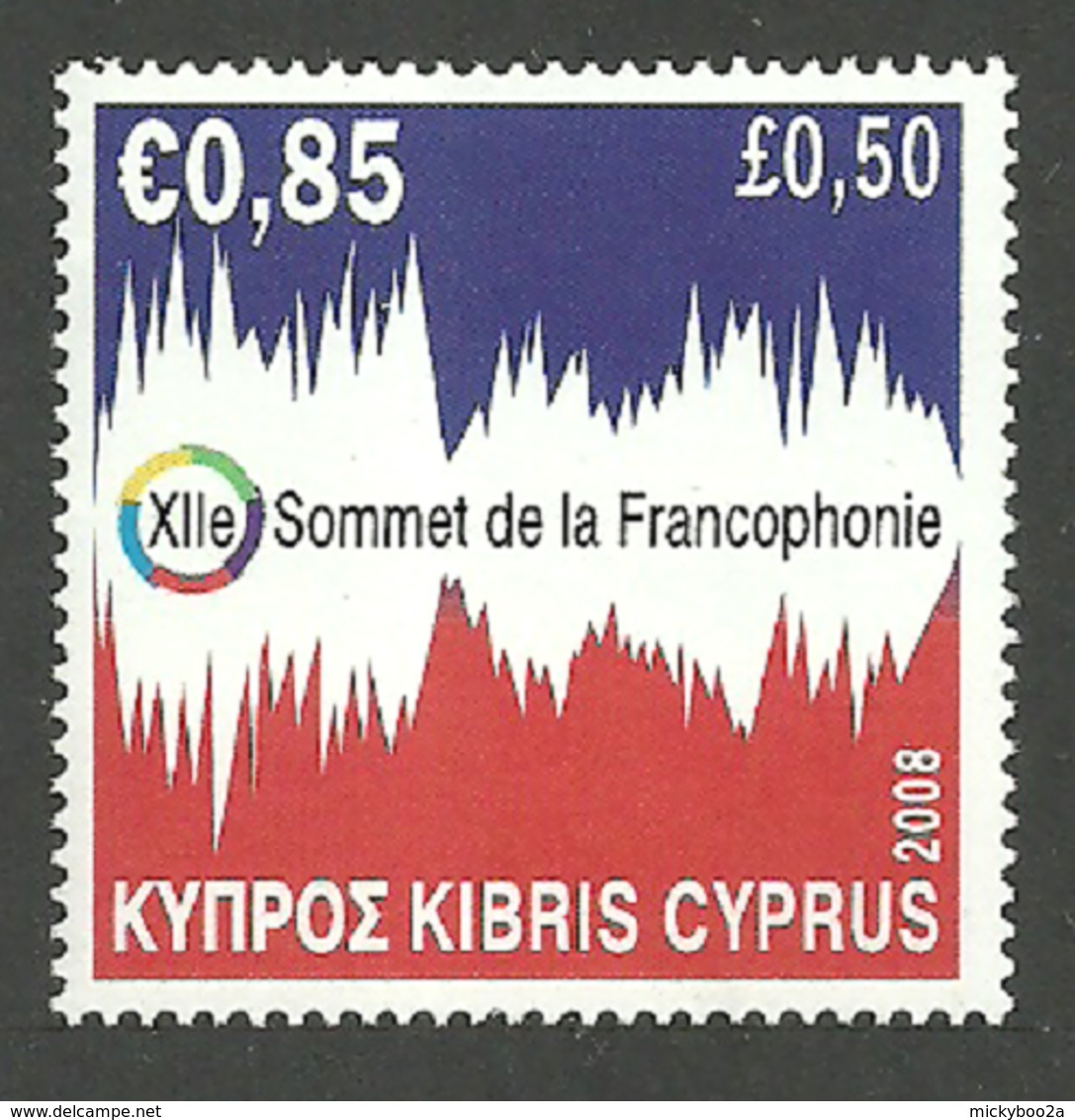 CYPRUS 2008 FRANCO PHONE SUMMIT QUEBEC SET MNH - Unused Stamps