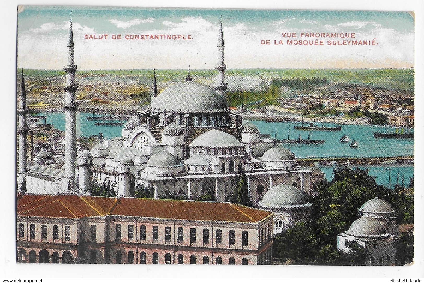 TURQUIE - 1909 - CARTE De THERAPIA => CHAMALIERES - Covers & Documents