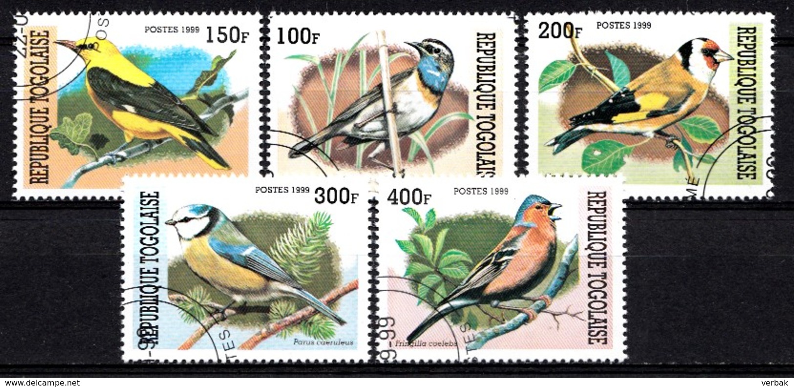 Togo 1999 Vogels Oblitérés / Used / Gestempeld - Andere & Zonder Classificatie