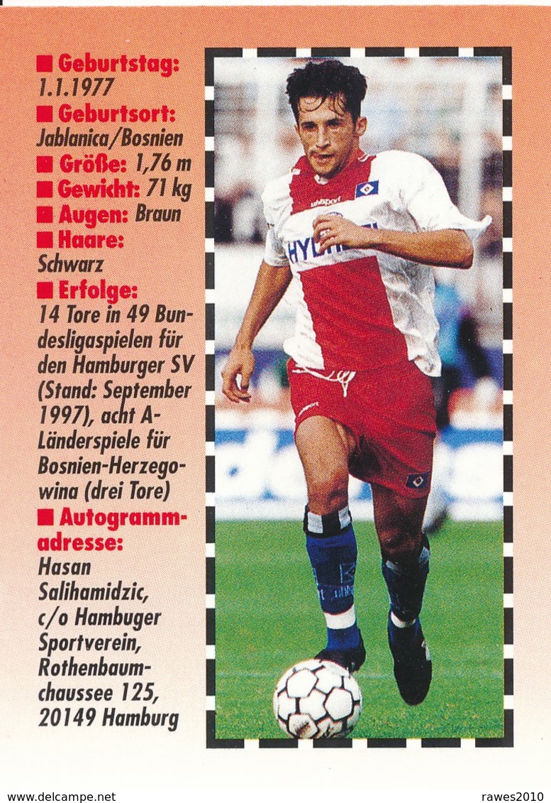 BRD  Hasan Salihamidzic HSV Hamburg Fussball - Sammelbild Aus Den 90-ziger Jahren - Sports