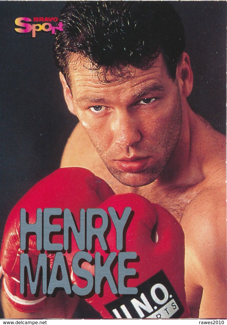 BRD Henry Maske Boxen Olympiasieger Weltmeister - Sammelbild Aus Den 90-ziger Jahren - Sport