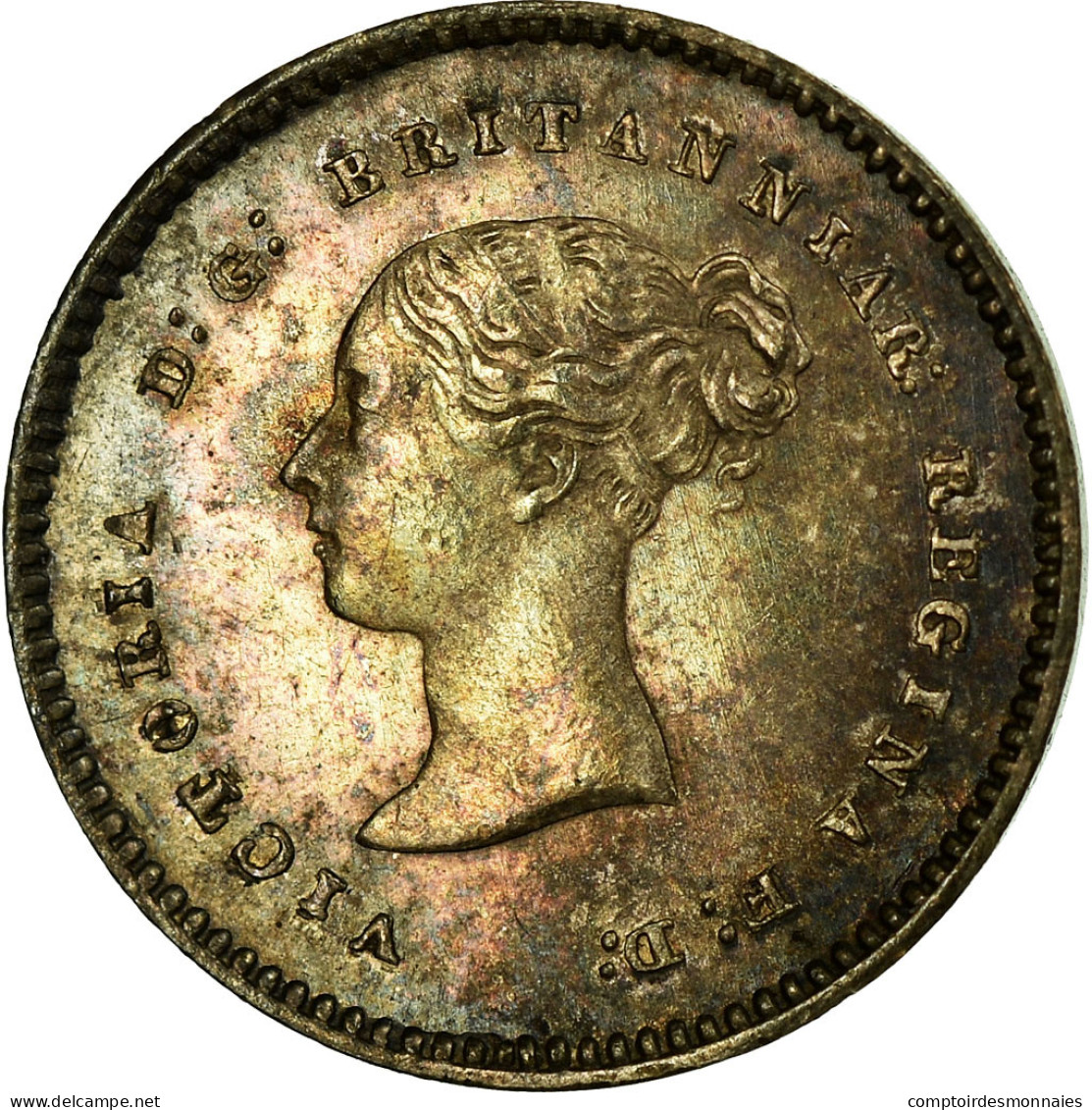 Monnaie, Grande-Bretagne, Victoria, 2 Pence, 1873, SPL, Argent, KM:729 - E. 1 1/2 - 2 Pence