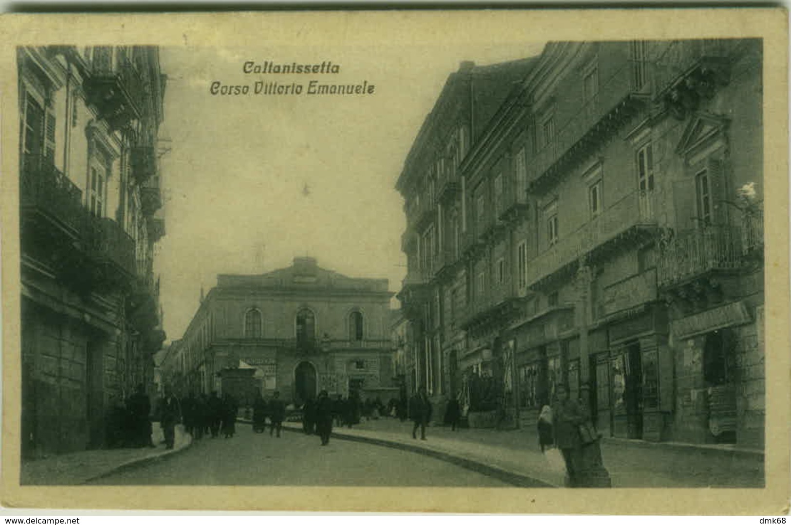 CALTANISETTA - CORSO VITTORIO EMANUELE - EDIZIONE CALOGERO - 1926 (3355) - Caltanissetta